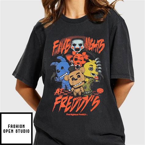 five nights at freddy's t shirts|five nights at freddys murch.